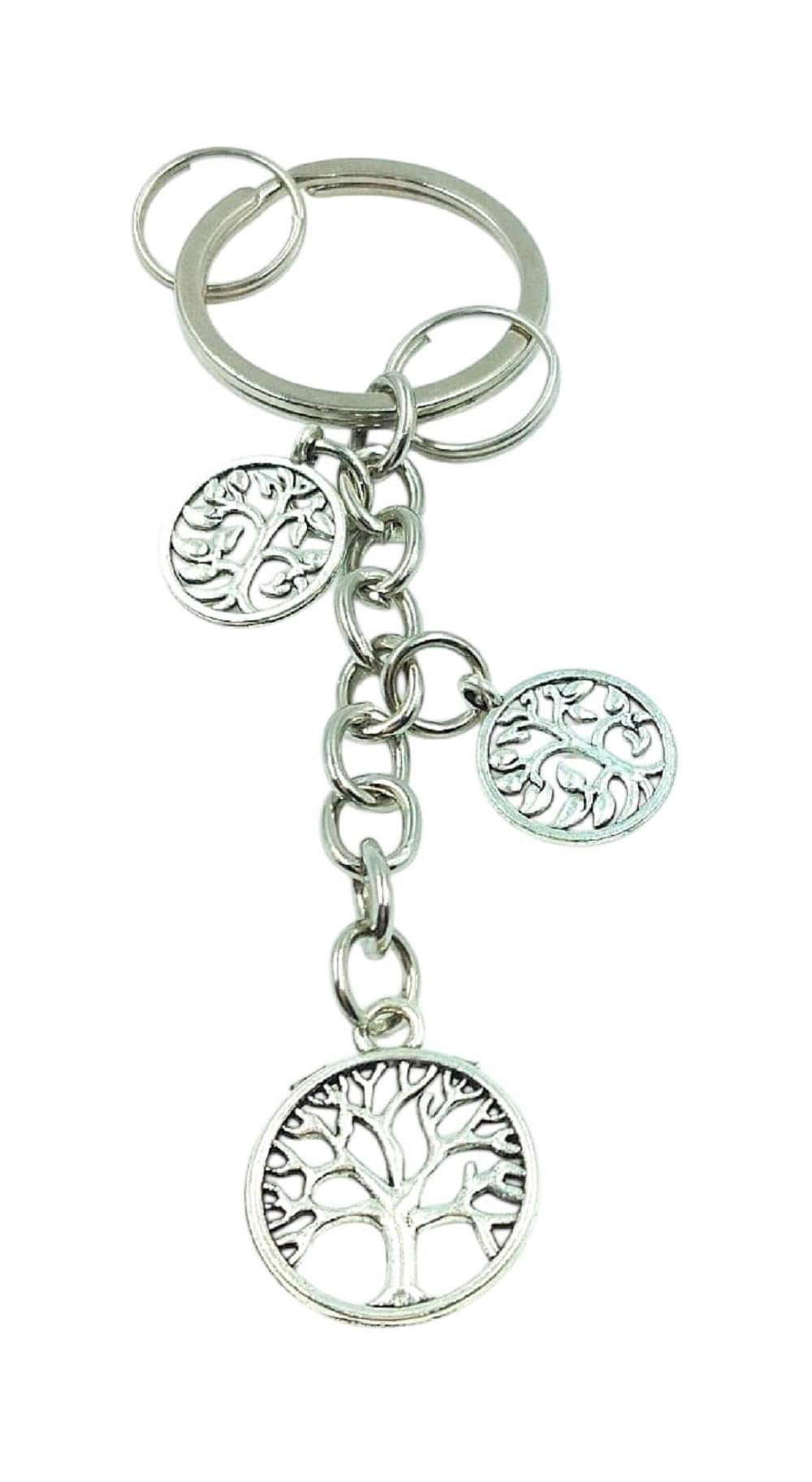 Shiani Silver Metal Keychain - Pack of 1     			Shiani Silver Metal Keychain - Pack of 1