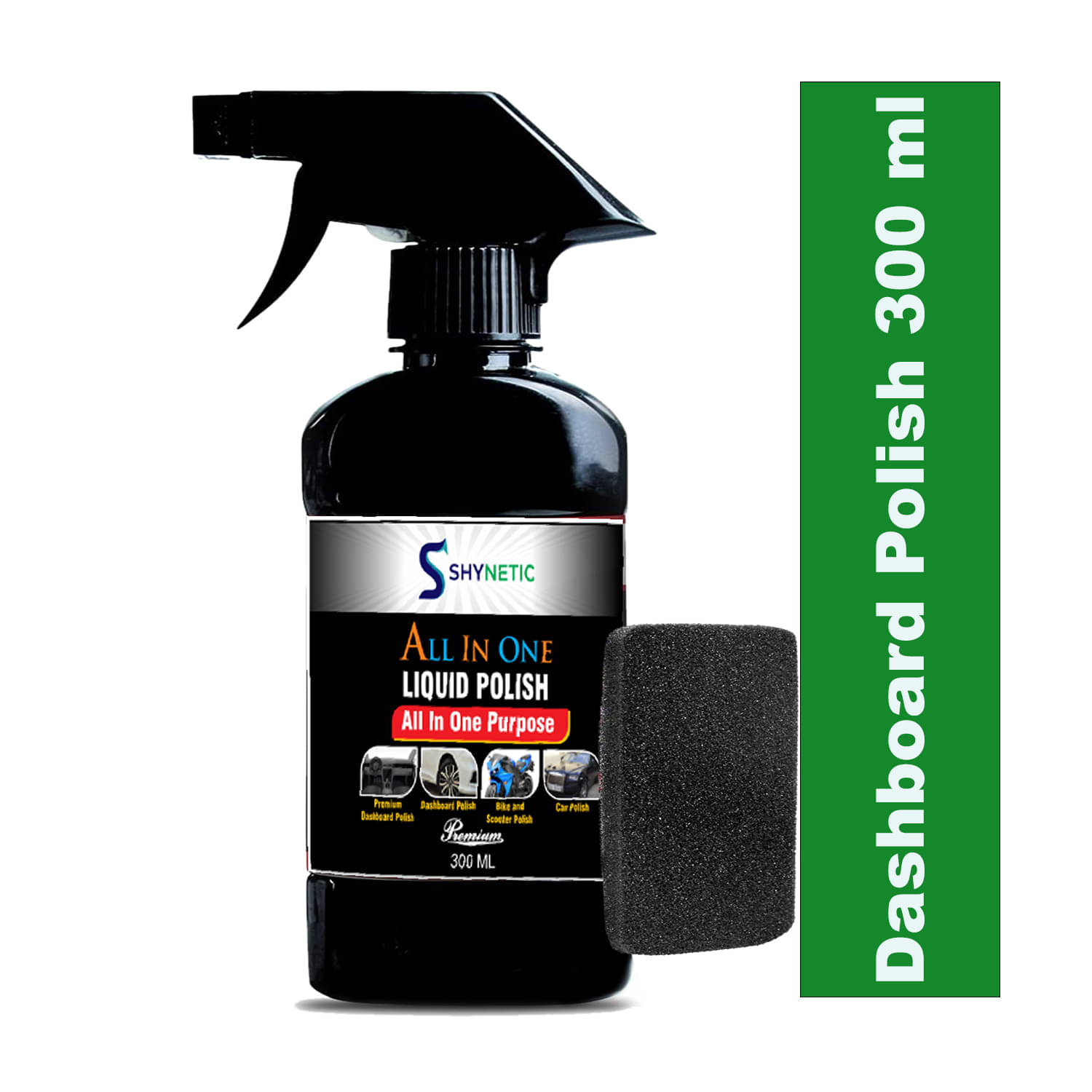 Shynetic Gold Touch Dashboard Polish 300 ml with Applicator     			Shynetic Gold Touch Dashboard Polish 300 ml with Applicator