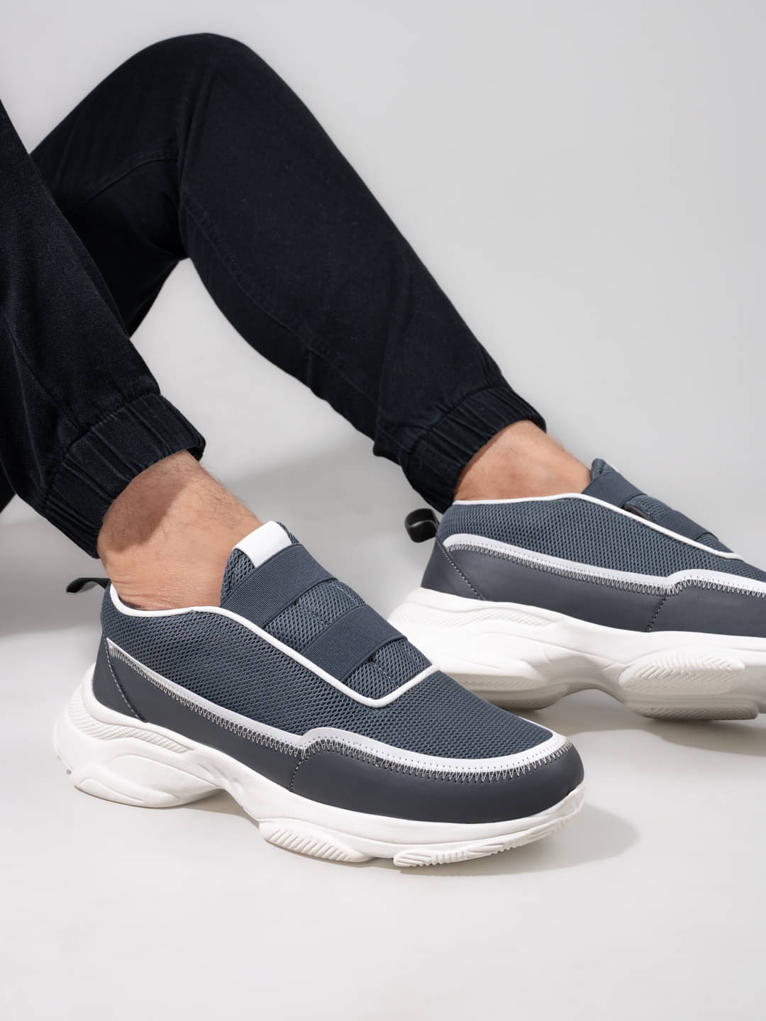     			Sneaklab Sneakar Dark Grey Men's Sneakers