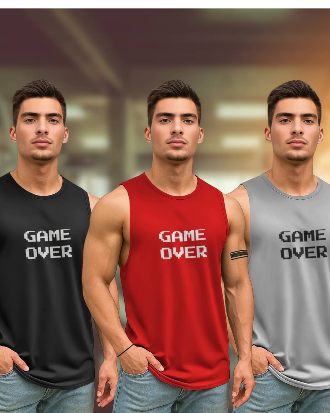 Tenrun Pack of 3 Polyester Basic Vest For Men ( Multi ) Tenrun Pack of 3 Polyester Basic Vest For Men ( Multi )