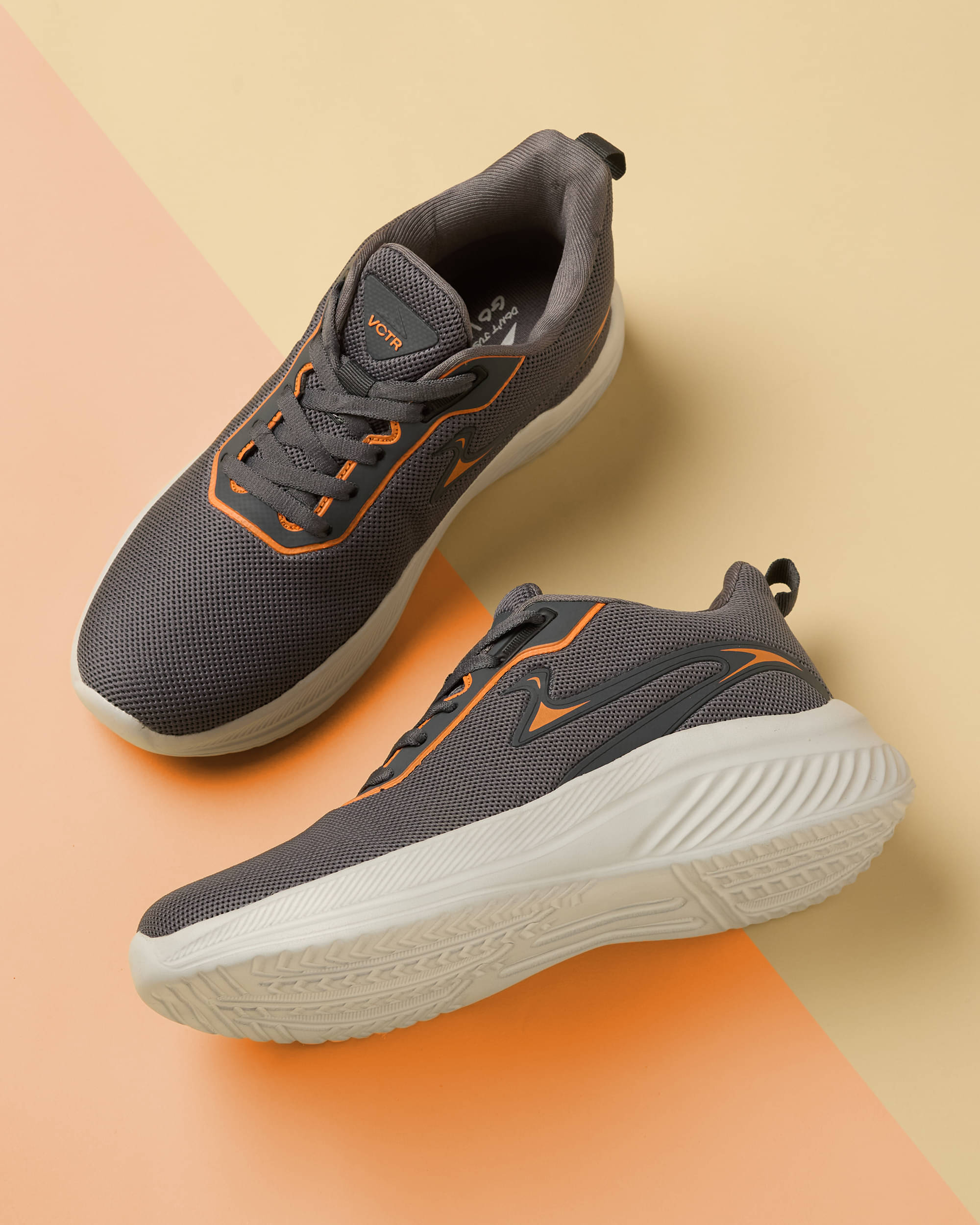     			VCTR Curve CRV01 Gray Men's Sports Running Shoes