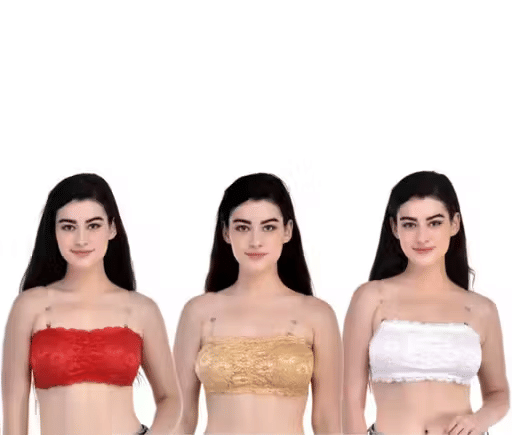 Vs Beauti Pack of 3 Net Removable Padding Bralette Bra For Women ( Multicolor 1 ) Vs Beauti Pack of 3 Net Removable Padding Bralette Bra For Women ( Multicolor 1 )