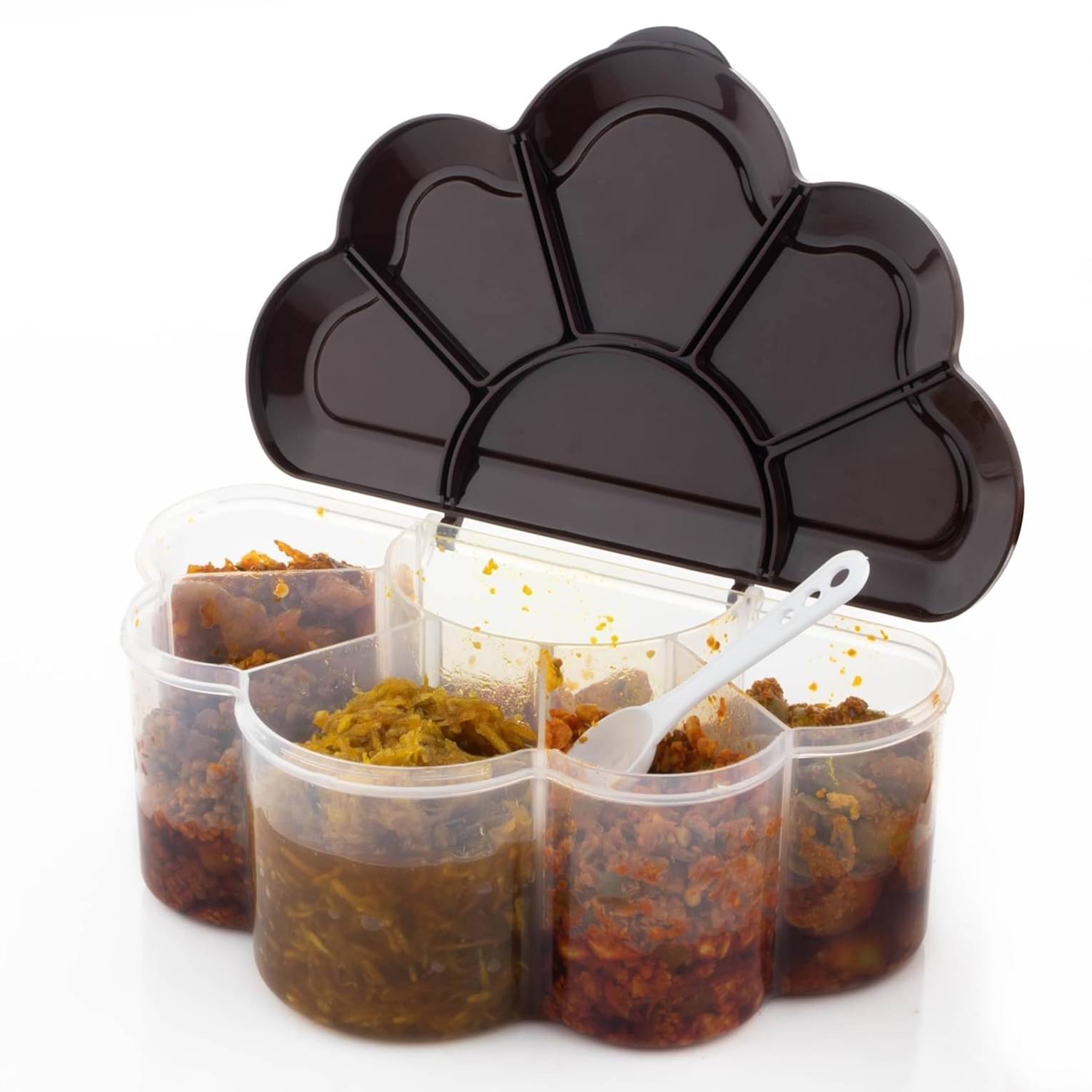     			analog kichenware Dal/Spice/DryFruit Plastic Brown Pickle Container ( Set of 1 )