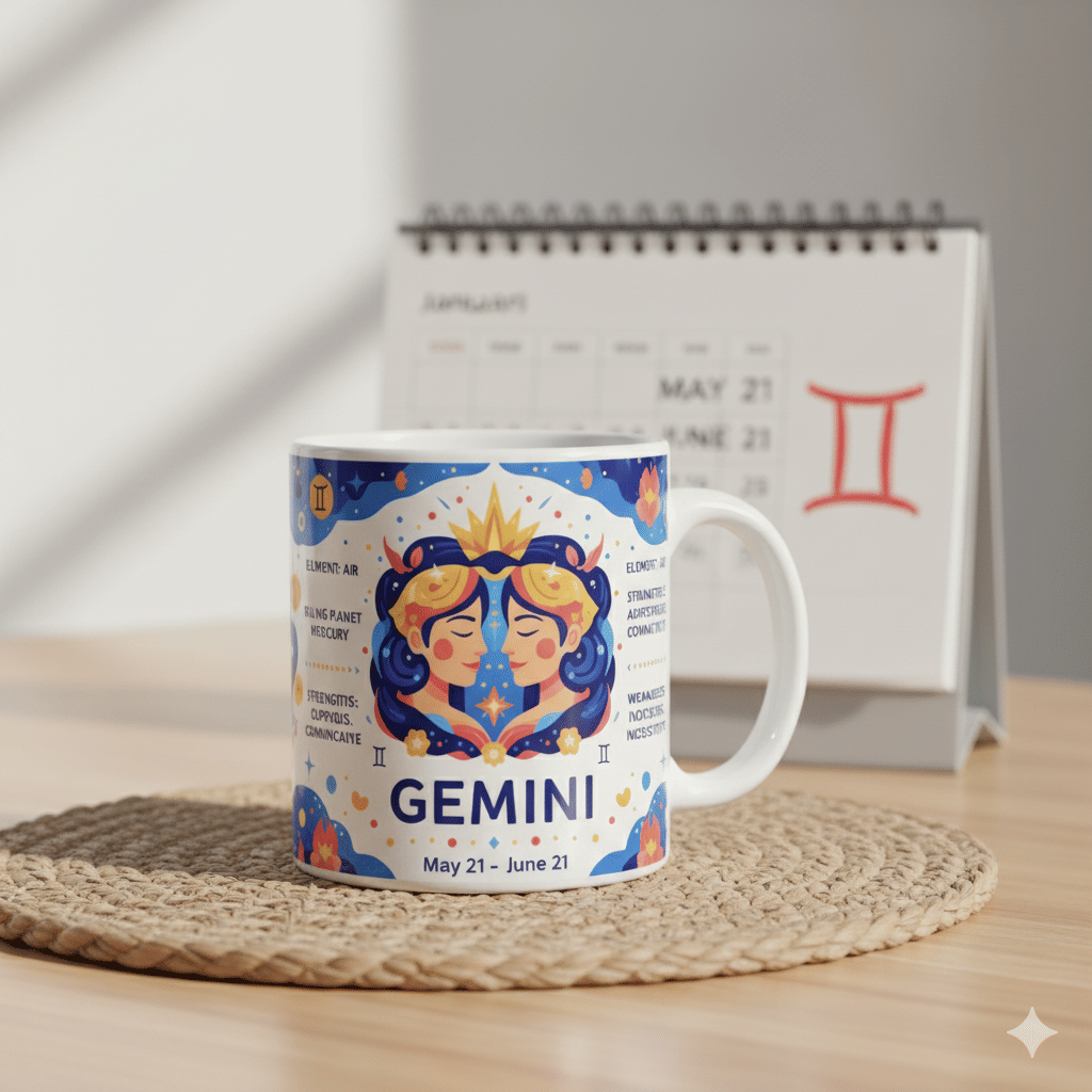 maddock corp Zodiac Sign Mug Ceramic Coffee Mug 350 mL ( Pack of 1 ) maddock corp Zodiac Sign Mug Ceramic Coffee Mug 350 mL ( Pack of 1 )