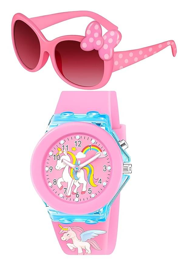 ALNA TURA Pink Dial Analog Girls Watch ( Pack Of 2 ) ALNA TURA Pink Dial Analog Girls Watch ( Pack Of 2 )