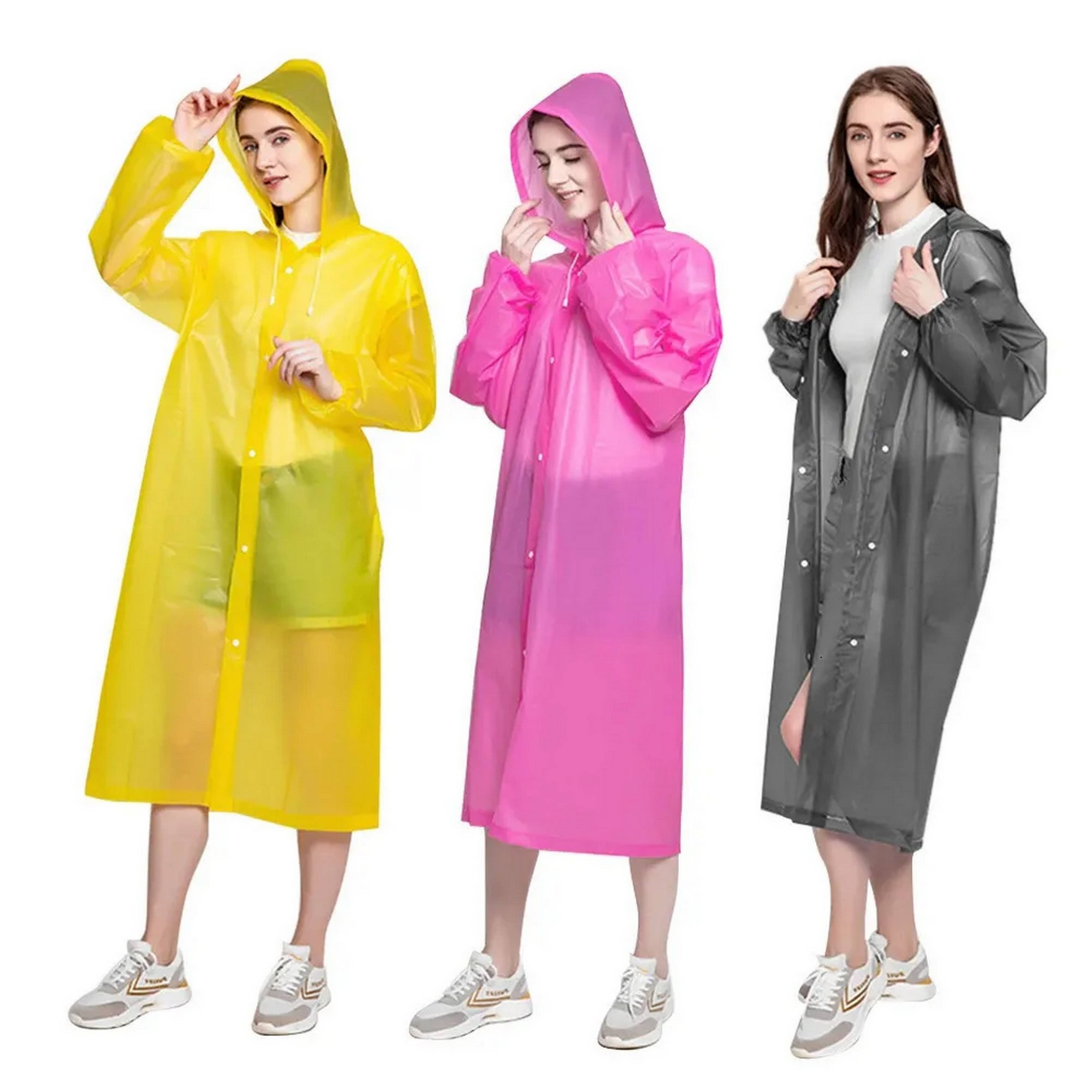     			Adorazone Long Raincoat - Multi Color