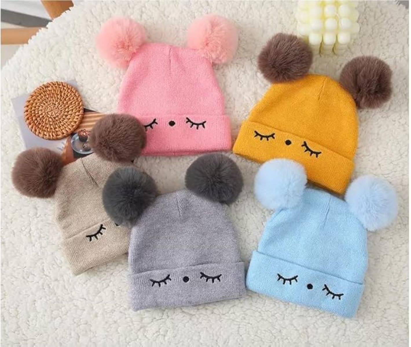 Adorazone Pack of 1 Unisex for Baby Winter Caps ( Multi ) Adorazone Pack of 1 Unisex for Baby Winter Caps ( Multi )