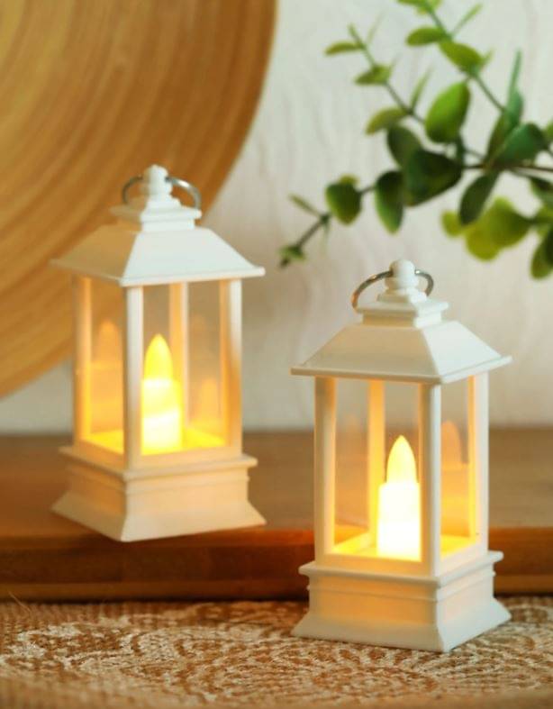     			Adorazone White LED Tea Light Candle 10 cm ( Pack of 3 )