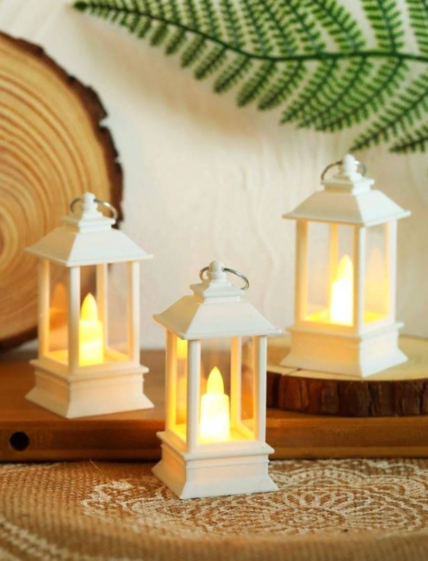     			Adorazone White LED Tea Light Candle 10 cm ( Pack of 3 )