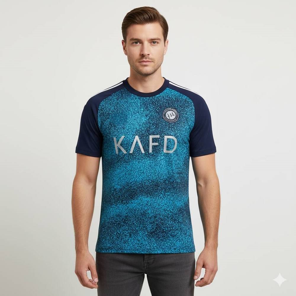 Al Nassr Football Team Half Sleeve Ronaldo 7 Blue Mens Jersey 2025/2026 Al Nassr Football Team Half Sleeve Ronaldo 7 Blue Mens Jersey 2025/2026