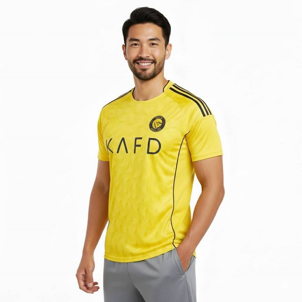     			Al Nassr Yellow Ronaldo 7 Mens Home Jersey 2025/2026 for Boys