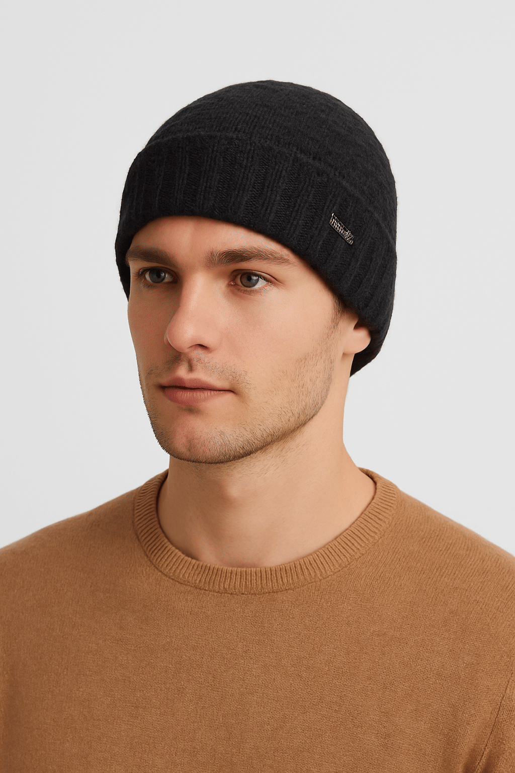     			BAYEMA Pack of 1 Woollen Men's Cap ( Black )