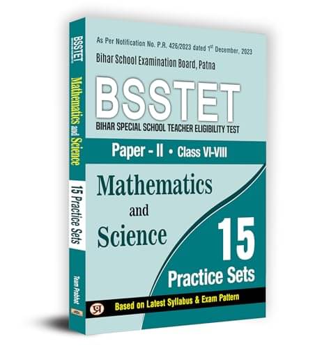 BSSTET Paper-2 Class 6-8 Maths & Science 15 S By Team Prabhat     			BSSTET Paper-2 Class 6-8 Maths & Science 15 S By Team Prabhat