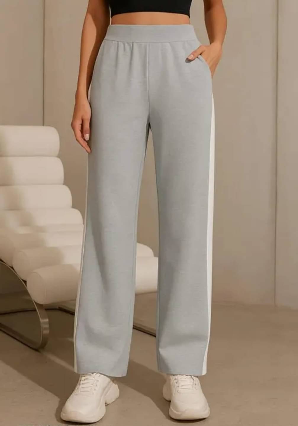     			CALOYA Women Cotton Blend Sports Trackpants