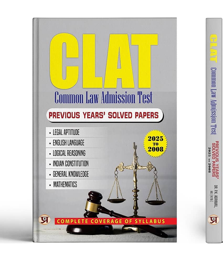 CLAT Common Law Admission Test Previous Years By Dr. P.K. Agrawal, IAS (Retd.) - Stationery | Buy online on ZillyBuy