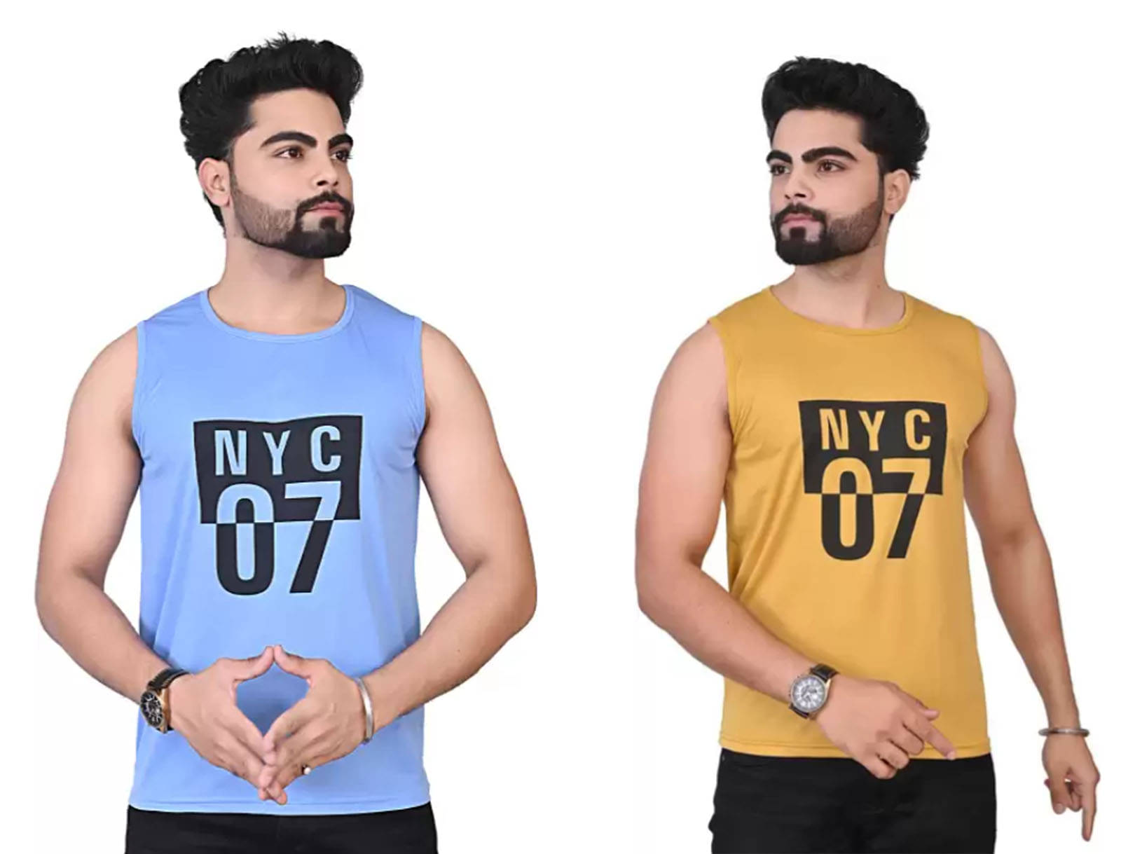 ERRISH ENTERPRISES Pack of 2 Polyester Basic Vest For Men ( Multicolor12 )     			ERRISH ENTERPRISES Pack of 2 Polyester Basic Vest For Men ( Multicolor12 )