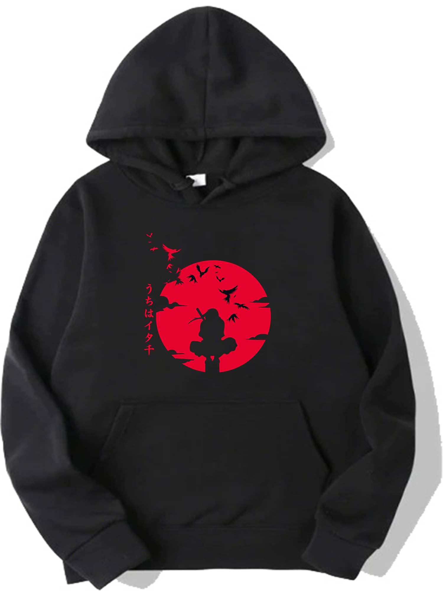     			Hype Thread Fleece Hooded Men's Sweatshirt - Black ( Pack of 1 )