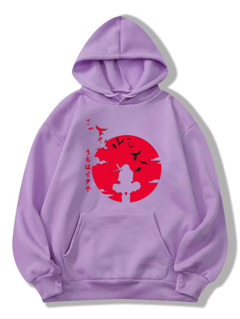     			Hype Thread Fleece Hooded Men's Sweatshirt - Lavender ( Pack of 1 )