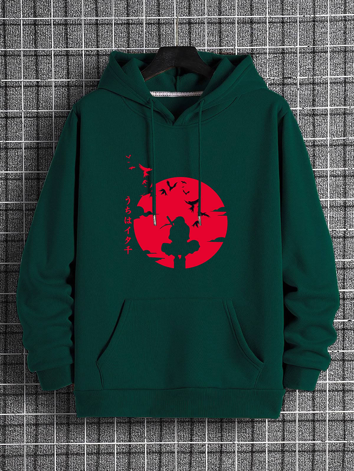     			Hype Thread Fleece Hooded Men's Sweatshirt - Green ( Pack of 1 )