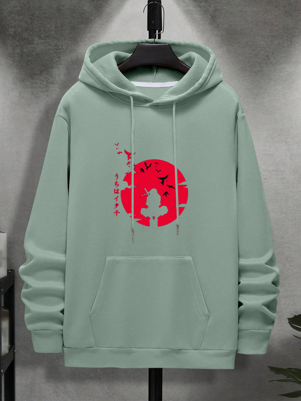     			Hype Thread Fleece Hooded Men's Sweatshirt - Mint Green ( Pack of 1 )