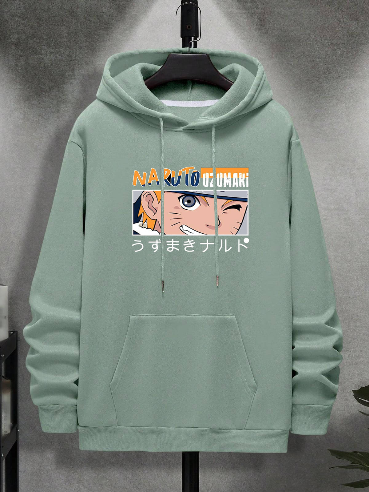     			Hype Thread Fleece Hooded Men's Sweatshirt - Mint Green ( Pack of 1 )