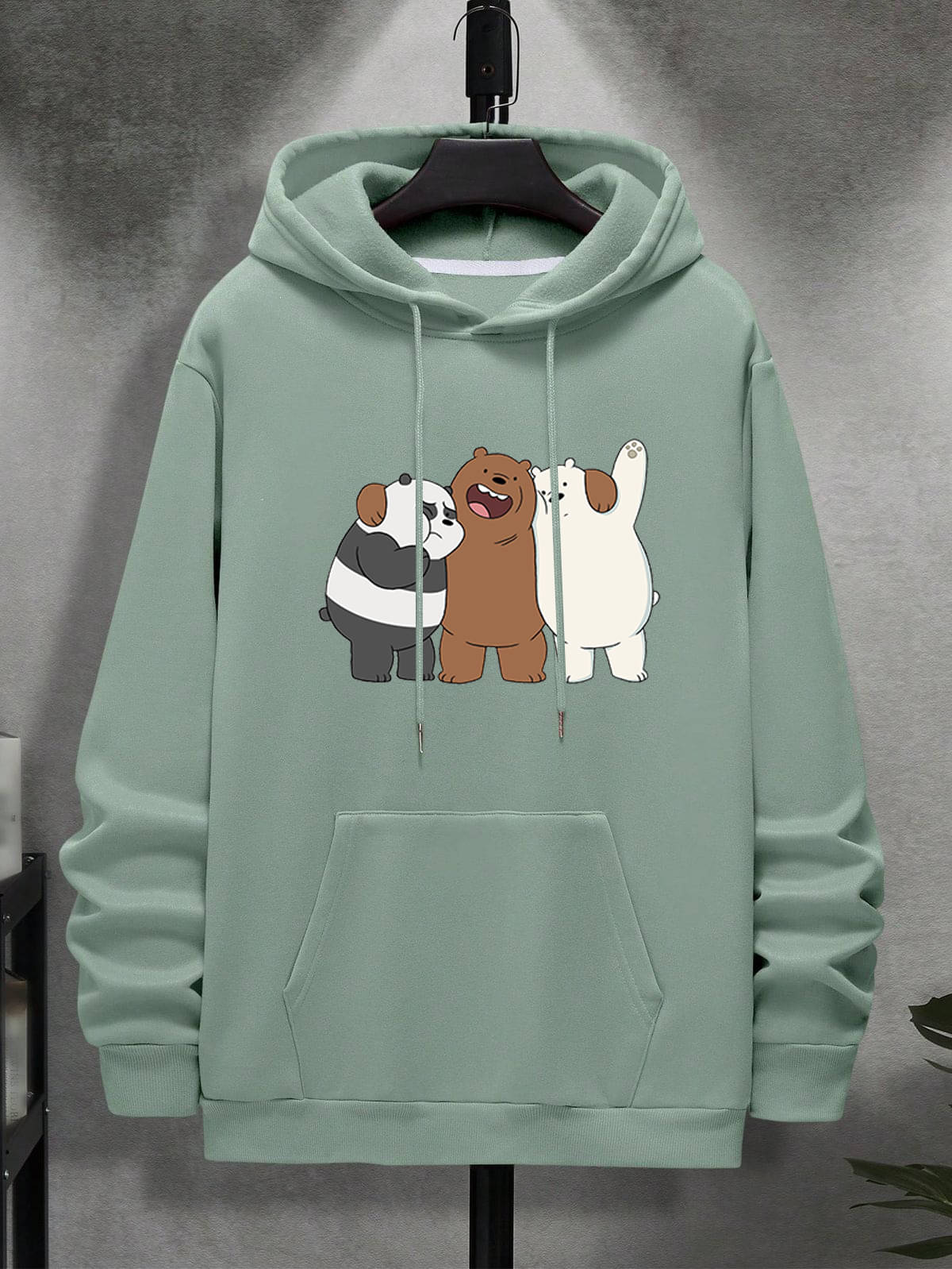 Hype Thread Women Fleece Hooded Sweatshirt ( Fluorescent Green ) Hype Thread Women Fleece Hooded Sweatshirt ( Fluorescent Green )