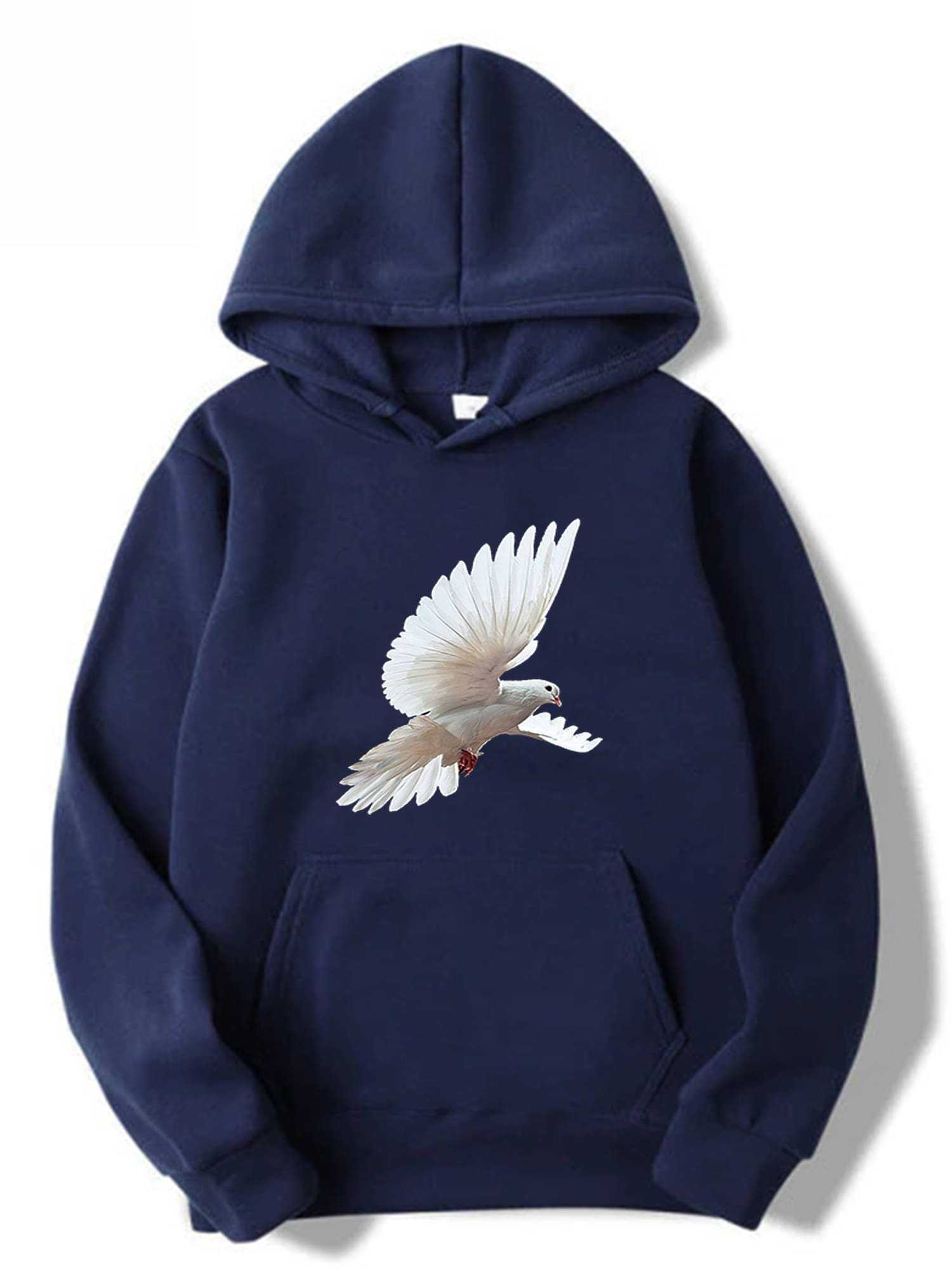Hype Thread Women Fleece Hooded Sweatshirt ( Blue ) Hype Thread Women Fleece Hooded Sweatshirt ( Blue )