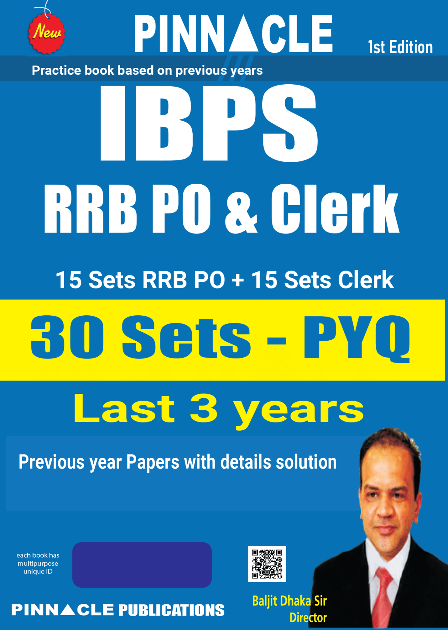     			IBPS RRB PO & Clerk Prelims 2025 | 30 PYQ Sets (15 PO + 15 Clerk) with Detailed Solutions | Practice Book | English Medium | 1st Edition