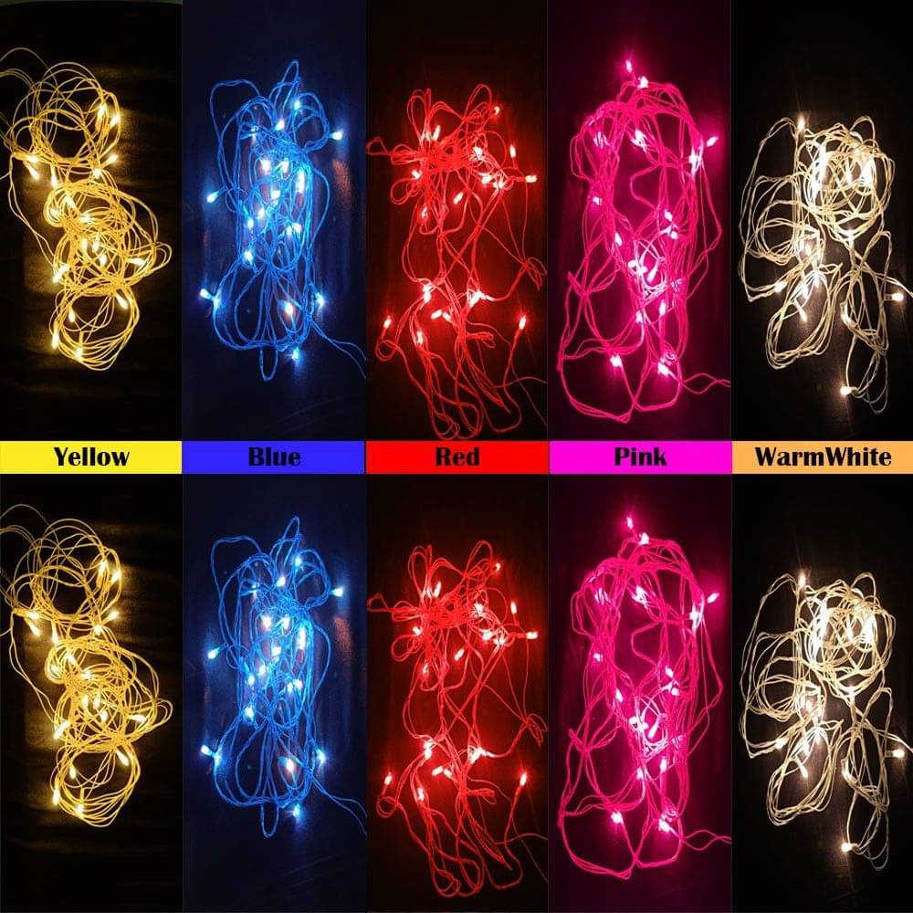     			INFIPRISES Multicolor 5M String Light ( Pack of 10 )