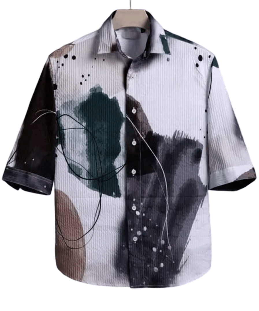 JENIL FASHAION Corduroy Regular Fit Printed 3/4th Sleeves Men's Casual Shirt - Brown ( Pack of 1 )     			JENIL FASHAION Corduroy Regular Fit Printed 3/4th Sleeves Men's Casual Shirt - Brown ( Pack of 1 )