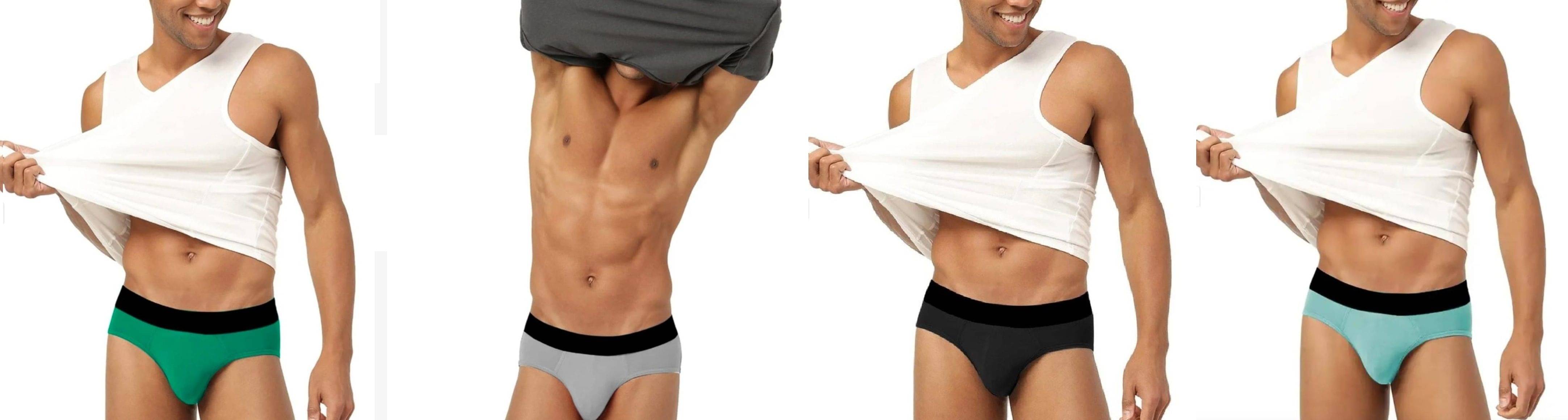 L Fashion Jeans Pack of 4 Cotton Blend Briefs For Men's ( Multicolor1 ) L Fashion Jeans Pack of 4 Cotton Blend Briefs For Men's ( Multicolor1 )