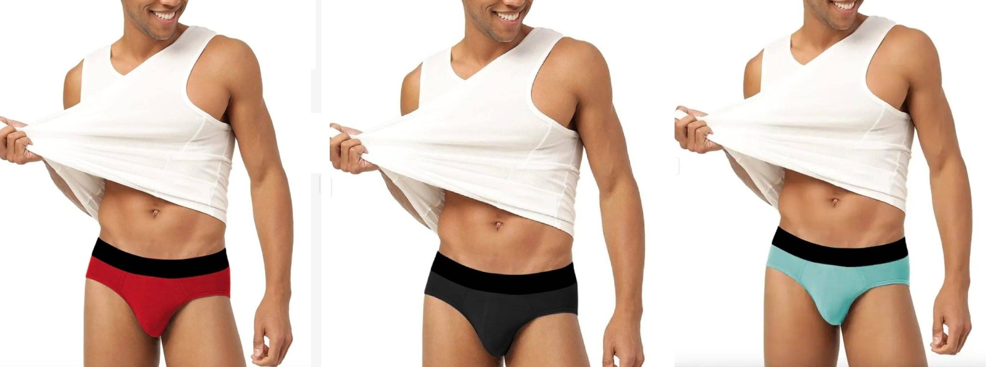     			L Fashion Jeans Pack of 3 Cotton Blend Briefs For Men's ( Multicolor3 )