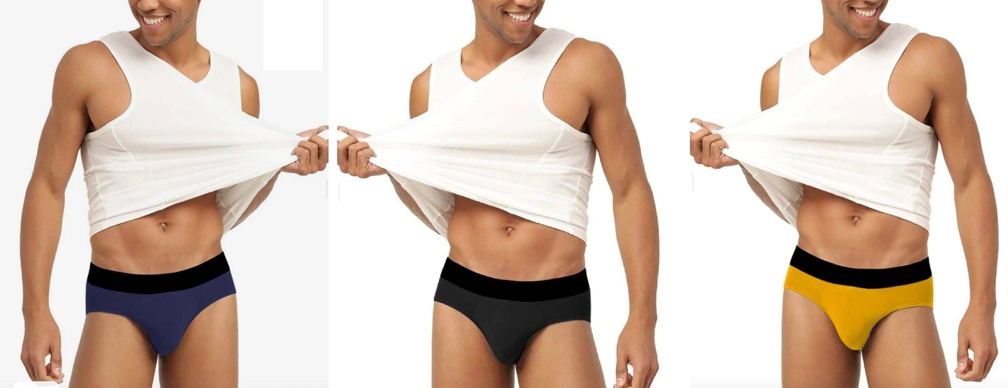     			L Fashion Jeans Pack of 3 Cotton Blend Briefs For Men's ( Multicolor2 )