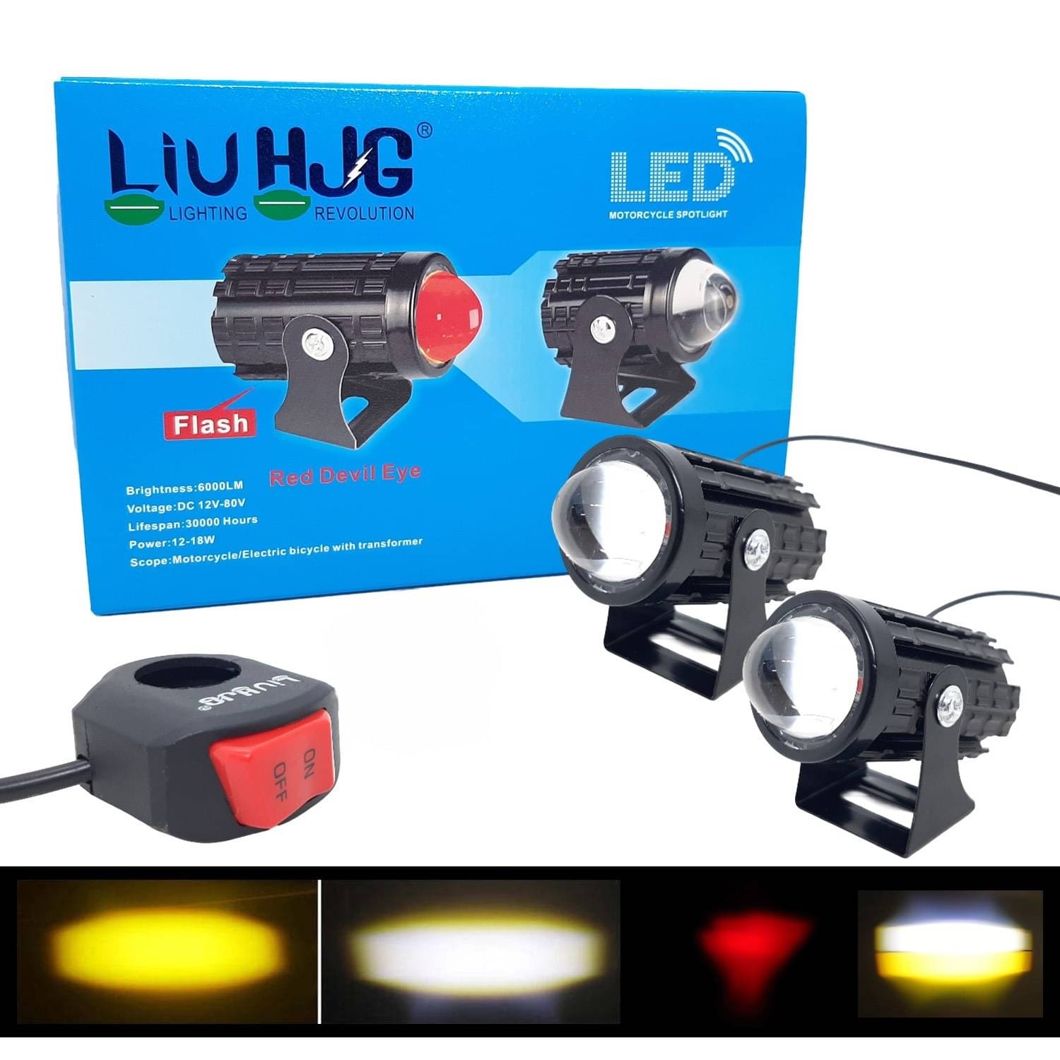 LIU HJG Front Head Light For All Car and Bike Models ( Set of 2 ) LIU HJG Front Head Light For All Car and Bike Models ( Set of 2 )