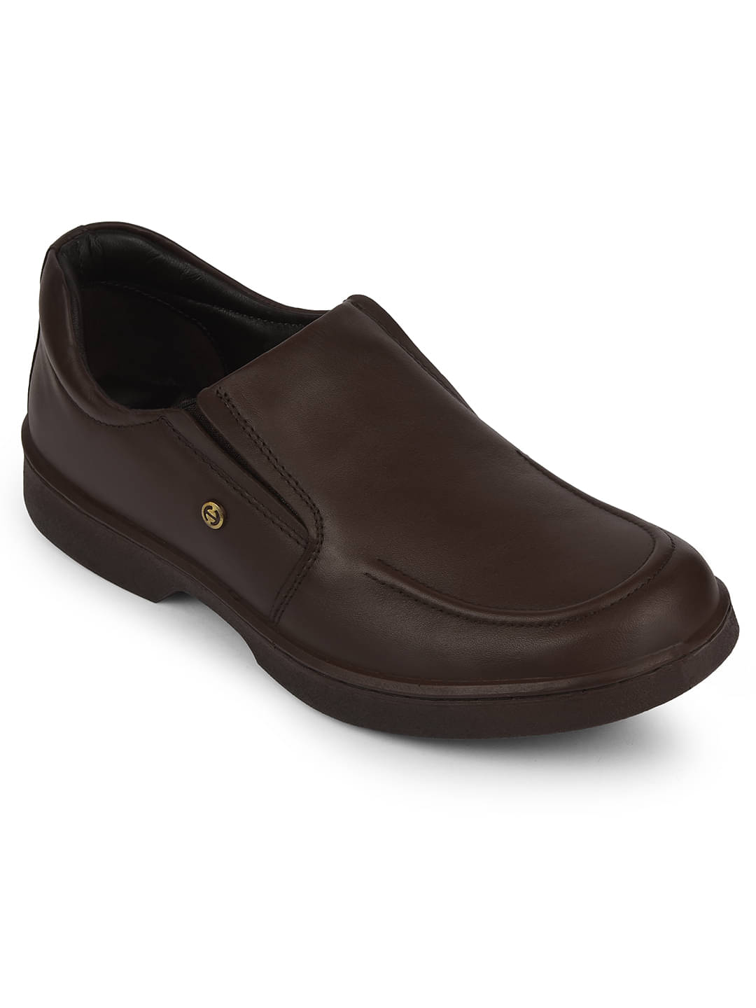 Liberty Brown Men's Slip On Formal Shoes     			Liberty Brown Men's Slip On Formal Shoes