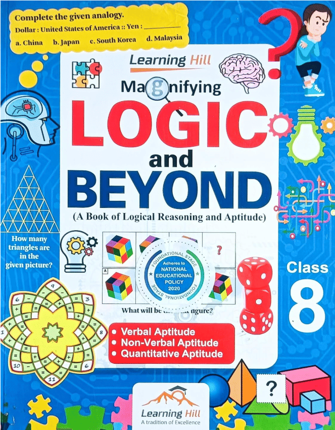     			MAGNIFYING LOGIC AND BEYOND CLASS 8 ( REASONING & APTITUDE )