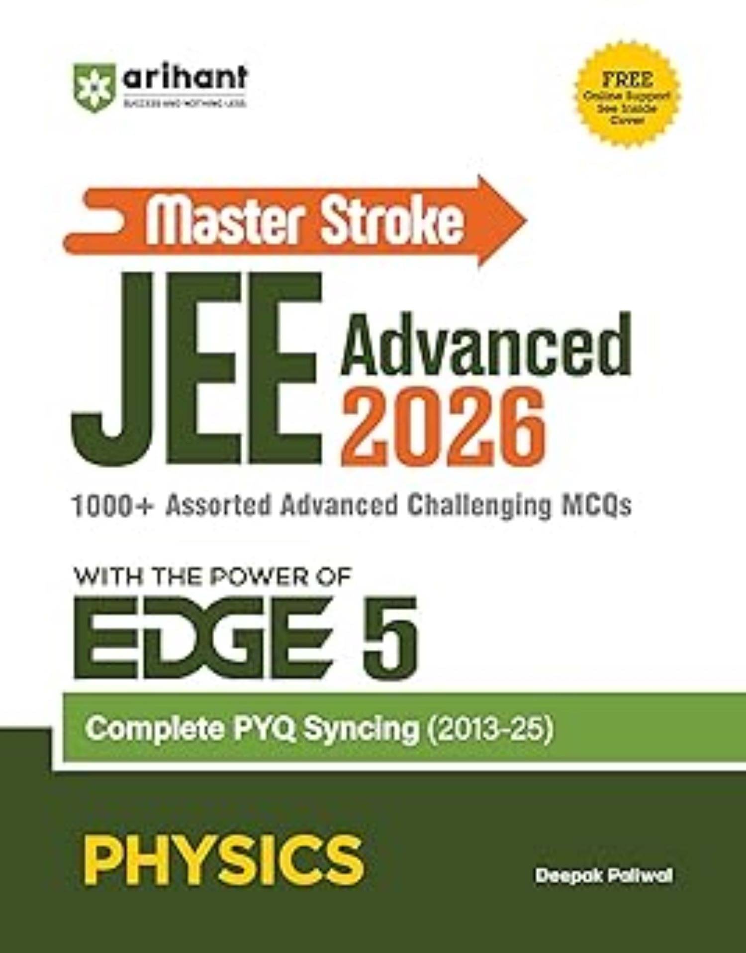    			MASTER STROKE JEE ADVANCED 2026 EDGE PHYSICS