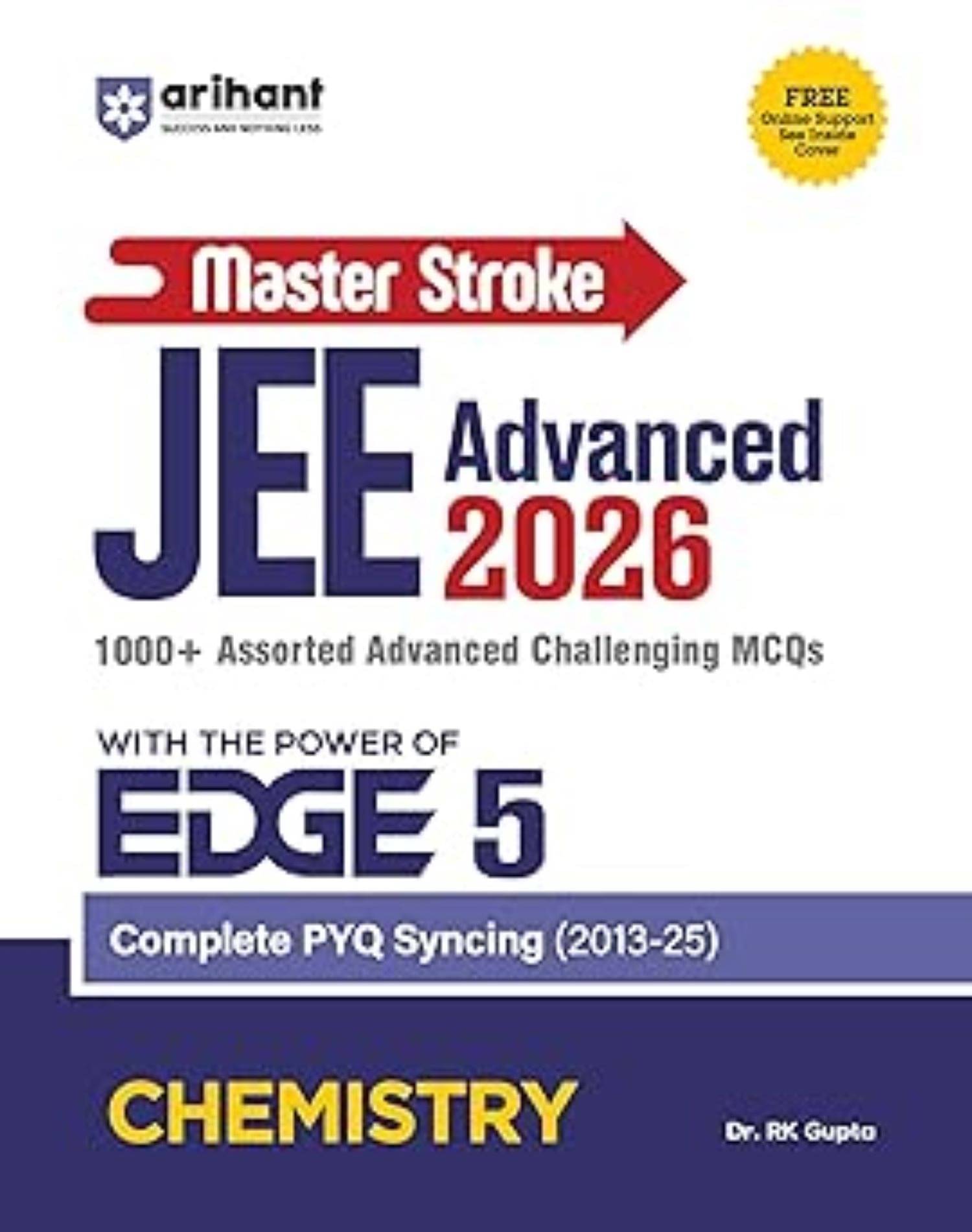     			MASTER STROKE JEE ADVANCED EDGE 5 CHEMISTRY