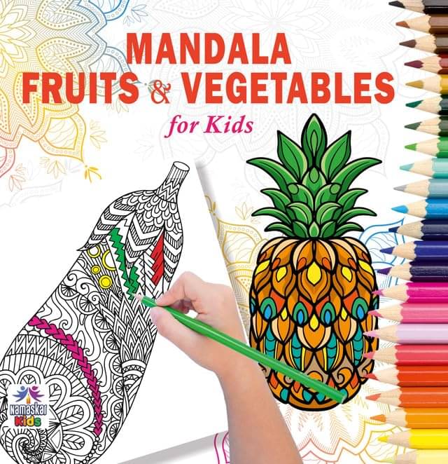     			Mandala Fruits & Vegetables For Kids Tear Out By Namaskar Kids