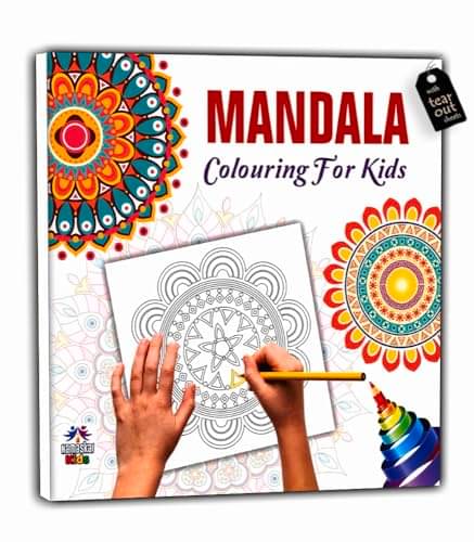     			Mandala Tear Out Sheet Colouring Book for Kid By Namaskar Kids