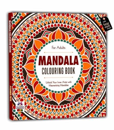    			Mandala Tear Out Sheet Colouring Book for Adu By Namaskar Kids