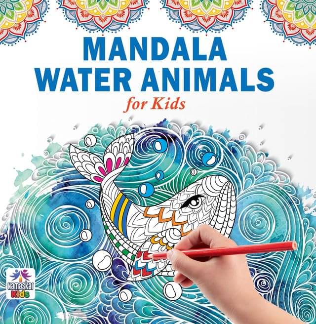     			Mandala Water Animals For Kids Tear Out Sheet By Namaskar Kids