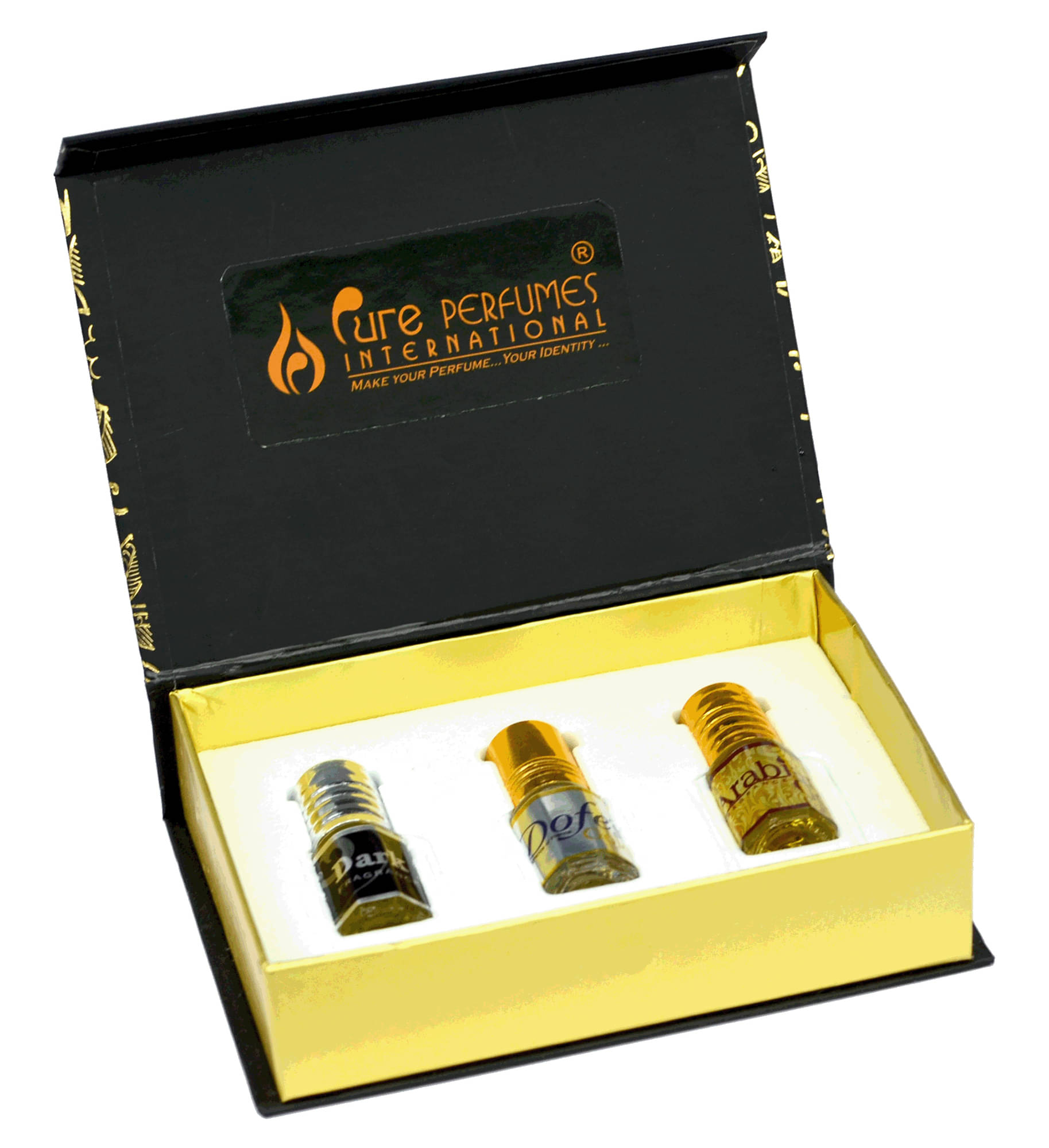     			Pure Perfumes International Amber Non- Alcoholic 10ml Attar ( Pack of 3 )