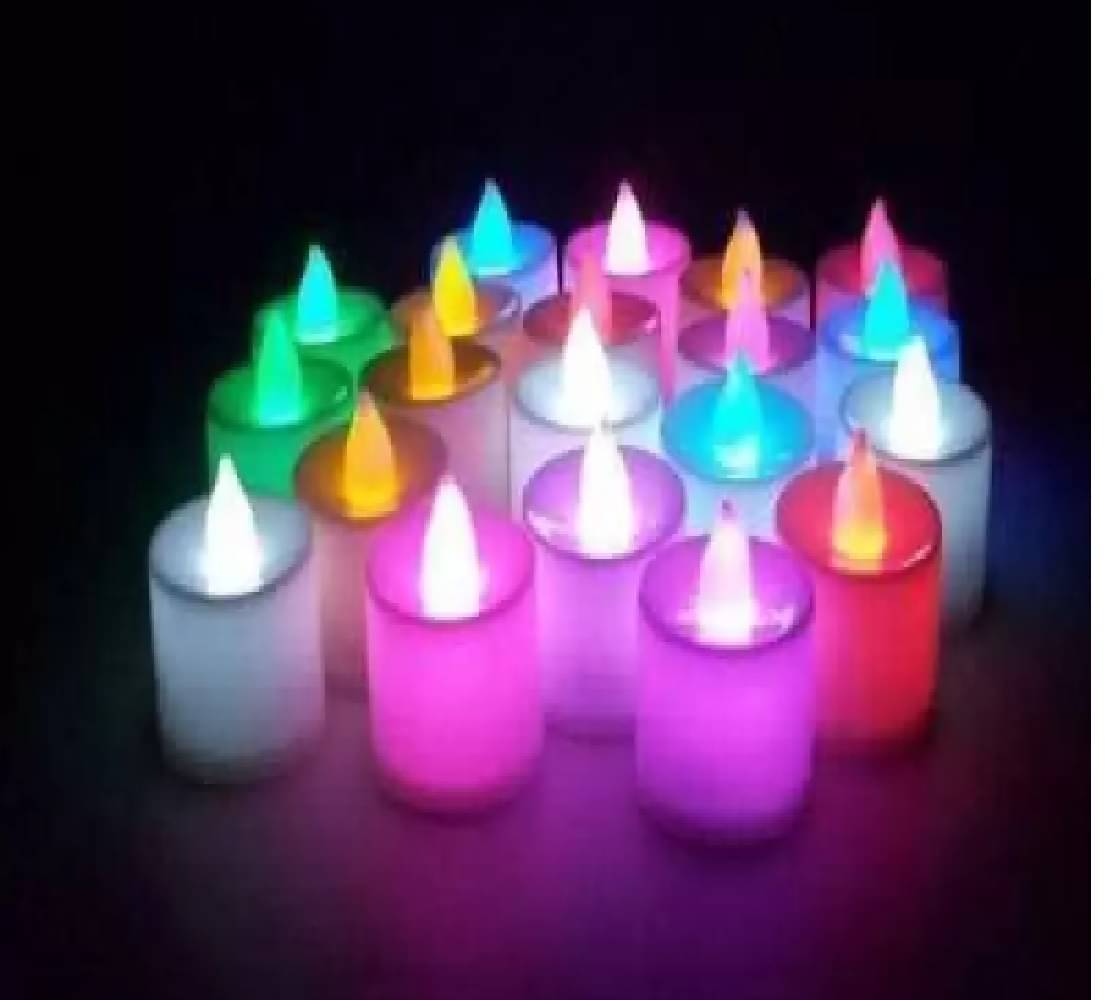     			Qin Pin - LED Candle Battery Opearted Multi ( Pack of 12 )