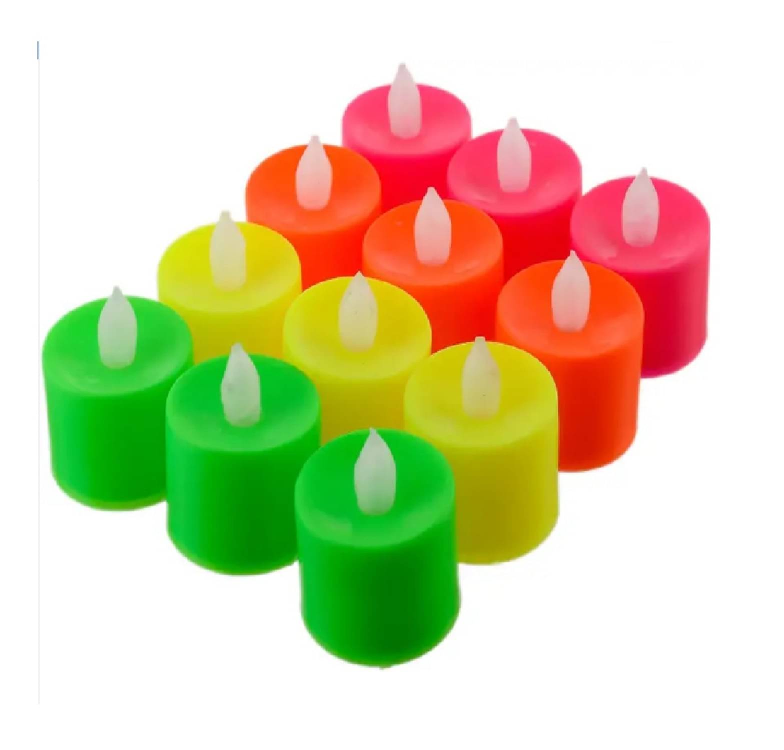     			Qin Pin - LED Candle Battery Opearted Multi ( Pack of 12 )