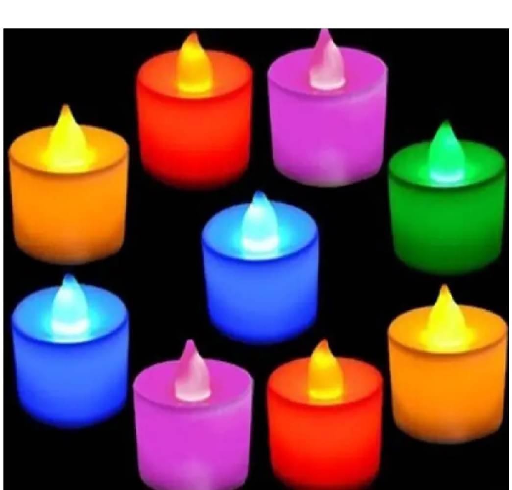     			Qin Pin - LED Candle Battery Opearted Multi ( Pack of 12 )