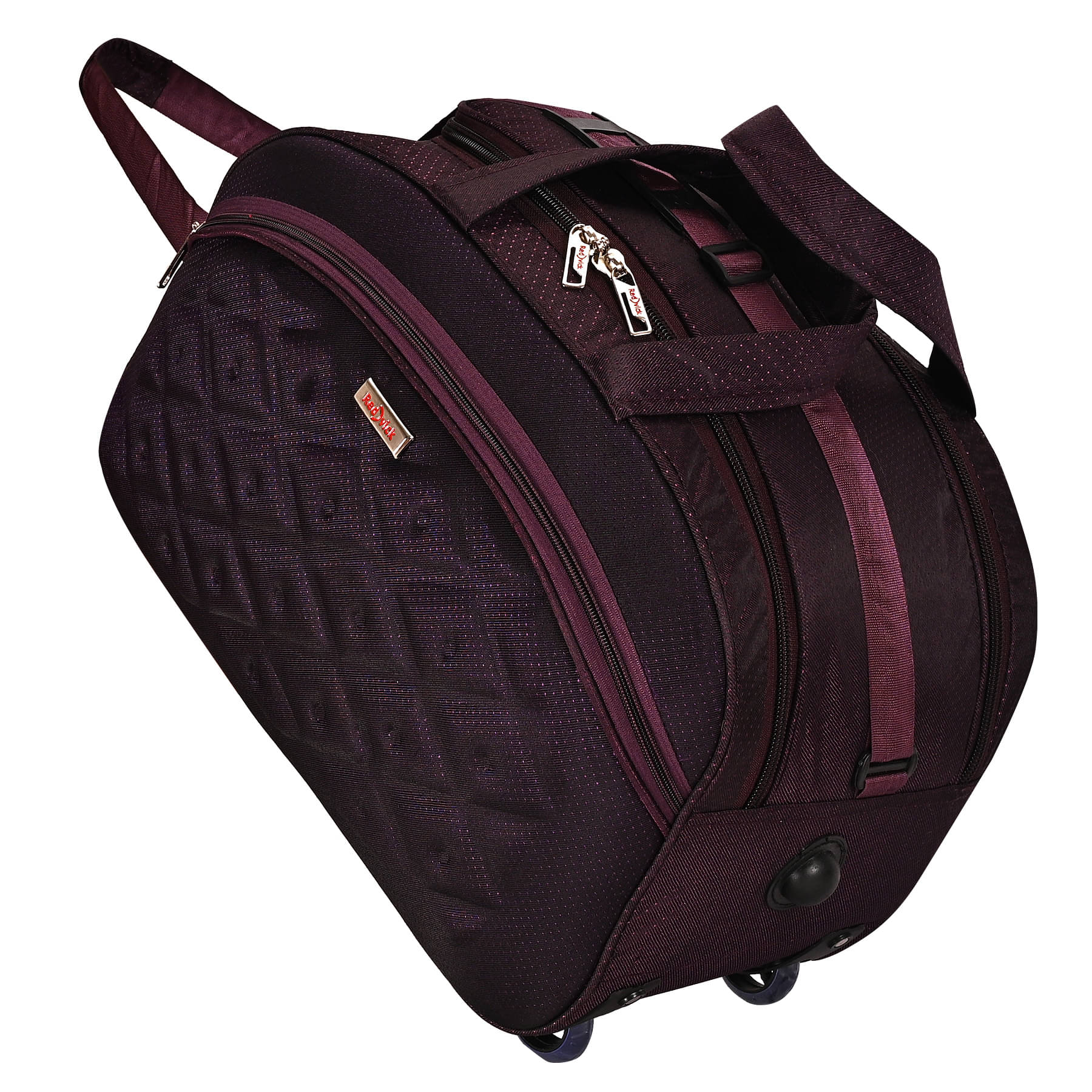     			Red vick 30 Ltrs Purple Polyester Duffle Trolley
