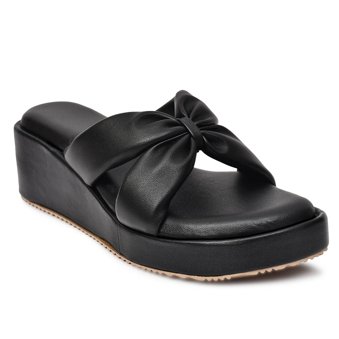     			Rimezs Black Women's Slip On Heels