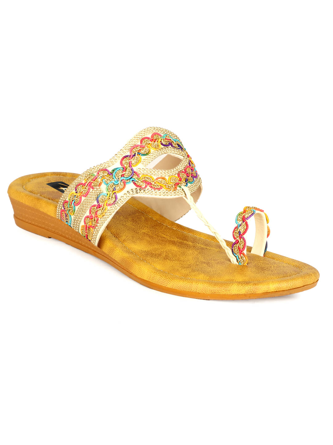     			Rimezs Cream Women's Flats