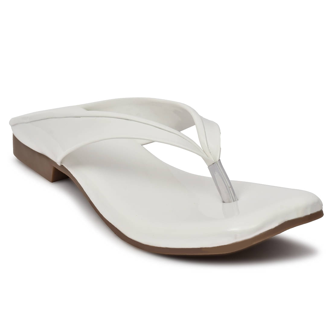     			Rimezs White Women's Flats